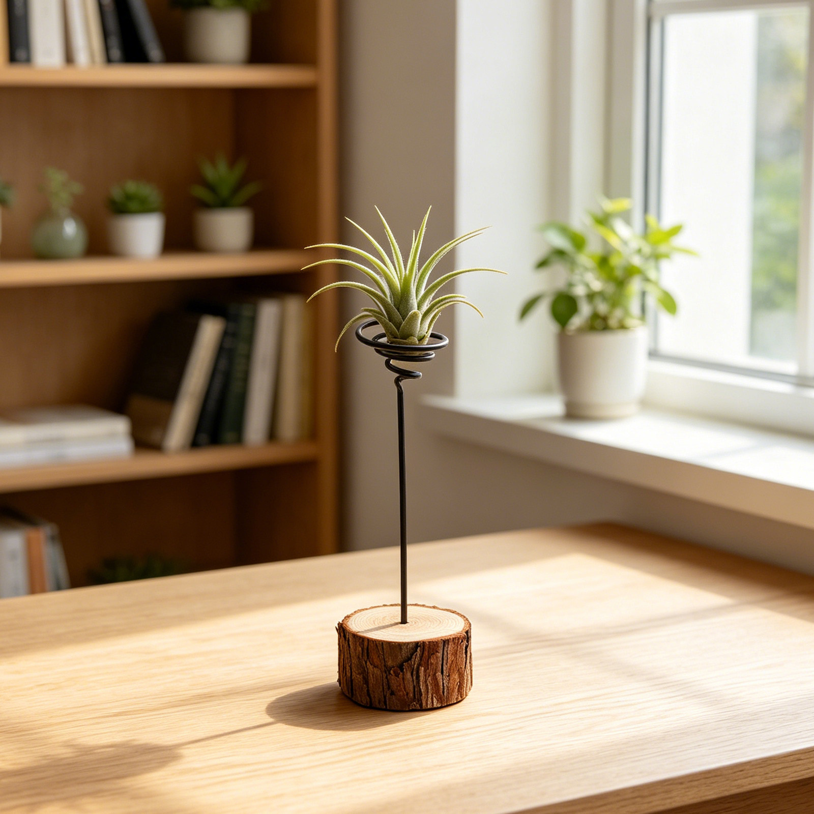 ที่วางต้นไม้ขนาดเล็กแบบตั้งโต๊ - Air Plant Tillandsia บทวิจารณ์และราคา